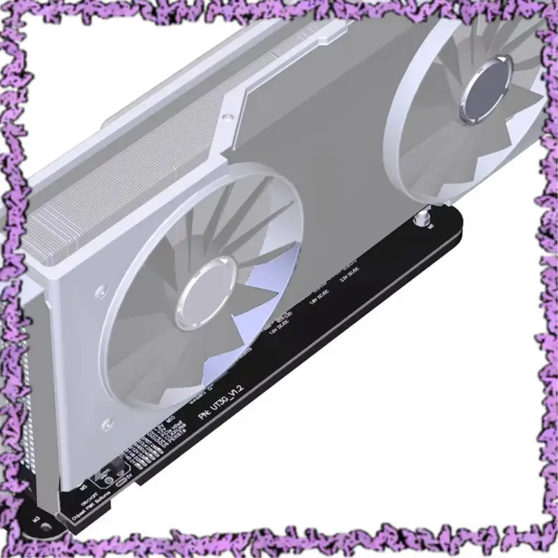

Внешняя видеокарта SCLL-UT3G, адаптер USB4 к Pcie 4.0 X16 EGPU для Thunderbolt 3/4 для NUC ITX STX, ноутбука, ПК