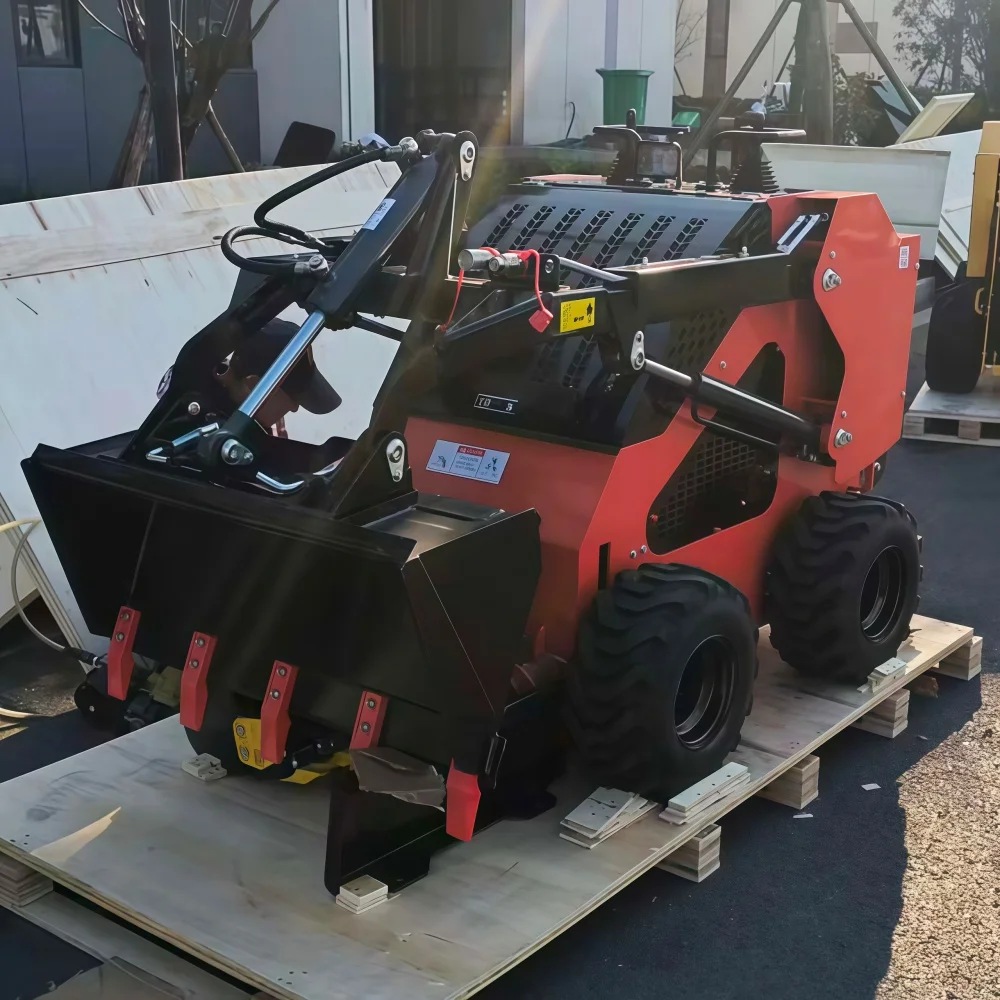 Brand New China Mini Skid Loader Wheel Crawler Loader Skid Steer with EPA Certificate