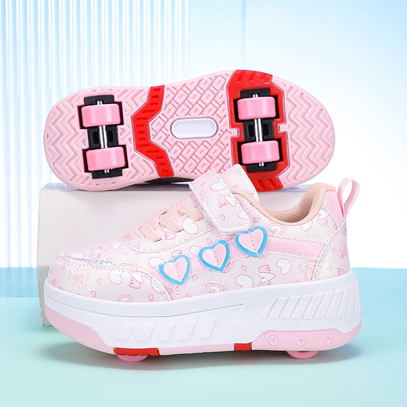 children's-skateboard-shoes-walking-rolling-dual-use-comfortable-wear-resistant-outdoor-roller-skate-sneakers-girls-boys-4-wheel