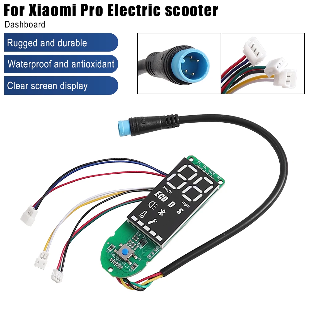 Armaturenbrett-Leiterplatten-Baugruppe mit Abdeckung für Xiaomi M365 Pro Pro2 Elektroroller Display-Panel-Bildschirmgehäuse – Detail 1