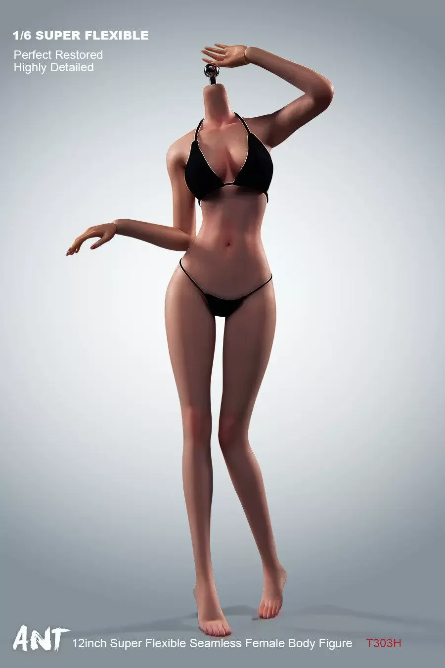In Voorraad 1/6 Schaal Super Flexibele Vrouwelijke Naadloze Lichaam T302/303/305/306/AB001/T307 voor 12 ''Soldaat Action Figure Poppen Decor