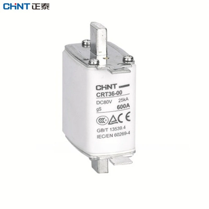 

CHINT DC Fuse Knife Shaped Contact CRT36-00 DC80V GS 25A 40A 50A 63A 80A100A 125A 200A 400A 500A 600A Communication Specific