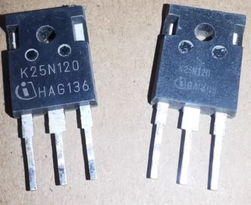 AMSS 5pcs Used K25N120 K25T1202 K25T120 SKW25N120 FGA TO247 IGBT 25A1200V imported induction cooker frequency converter welding