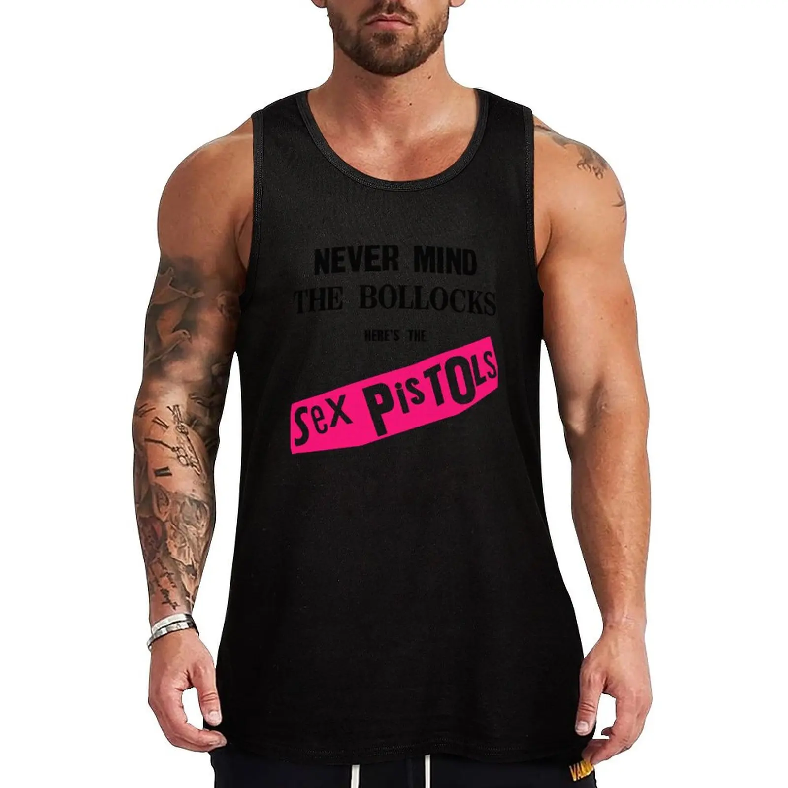 Never Mind the Bollocks Tank Top Men's sleeveless t-shirt gym clothes men Gym clothes gym t shirt men
