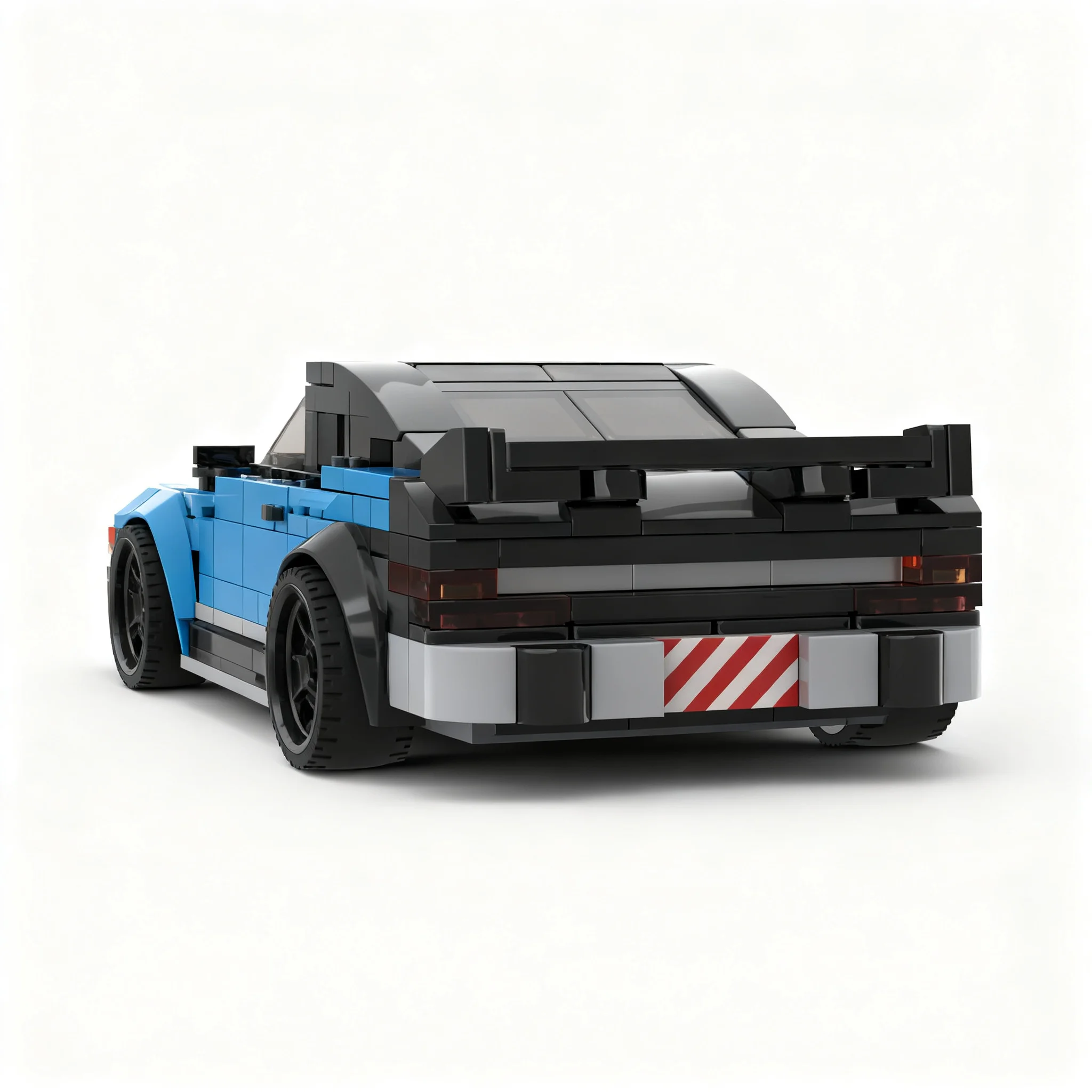 317pcs MOC City Champions Nissan Violet SSS Custom Violence Model Building Blocks Architecture Brick DIY Christmas Gift Toys