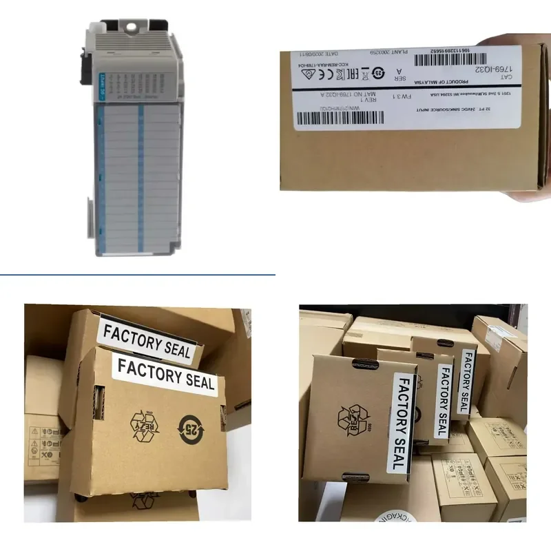Factory Sealed 1769-IQ32 32 Channel 24VDC Digital Input I/O Module for PLC Automation Control System in Stock