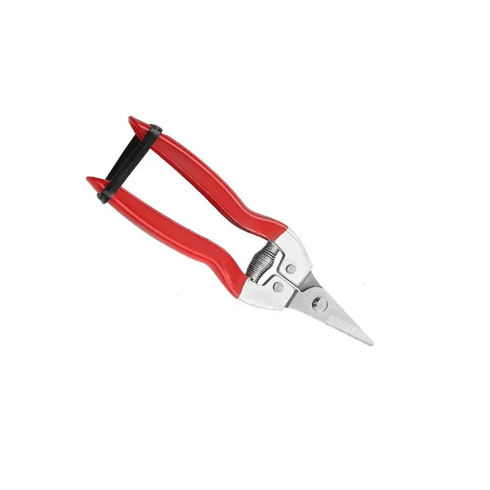 Garden Shears Anti-slip Leaf Trimmer Sharp Garden Scissors Stainless Steel Micro-Tip Snips Gardening Hand Pruner Pruning Tools