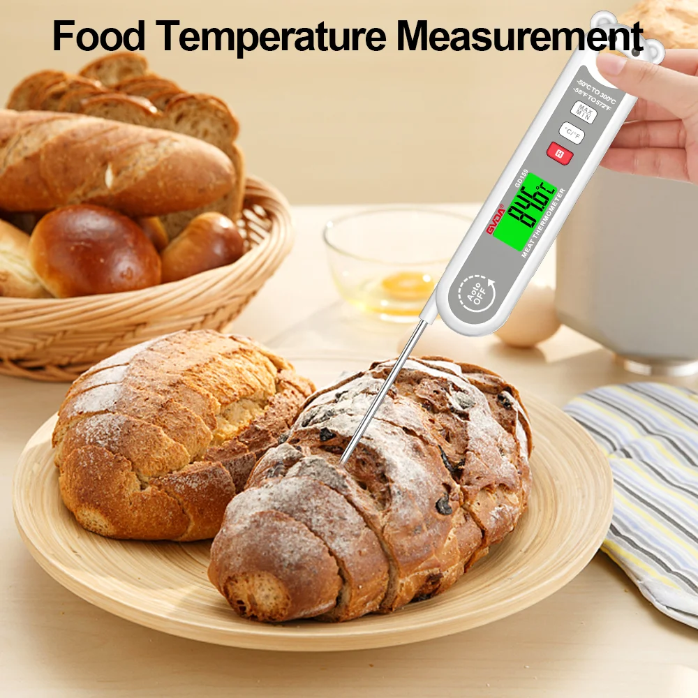 GVDA Digital Food Thermometer Kitchen Thermometer Meat Oil Milk BBQ Electronic Oven Thermometer Food Temperature Measure Tools