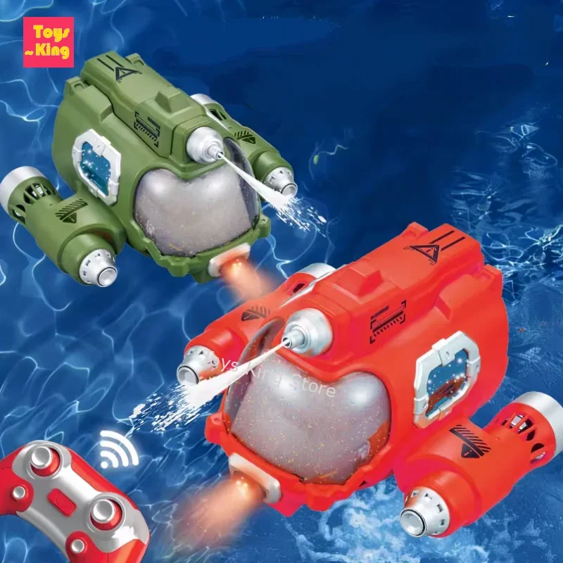 

RC Мини Высокоскоростной распылитель Лодка Стрельба для бассейна Пульт дистанционного управления Гоночный корабль Водные развлечения Умная лодка Детская игрушка для ванны Водная игра