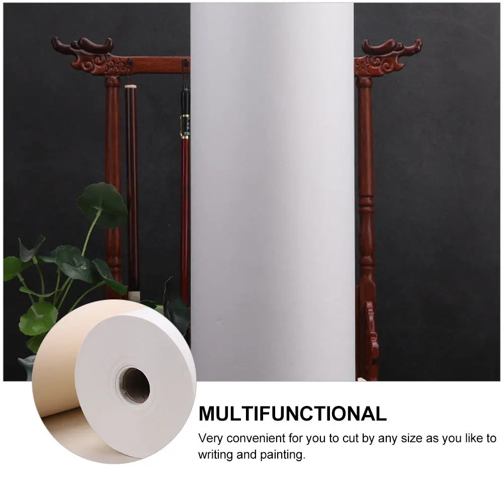 

1 Roll Premium Thickened Rice Paper Chinese Calligraphy Paper for Painting Writing Practice Brush Art Sheet Durable Elastic