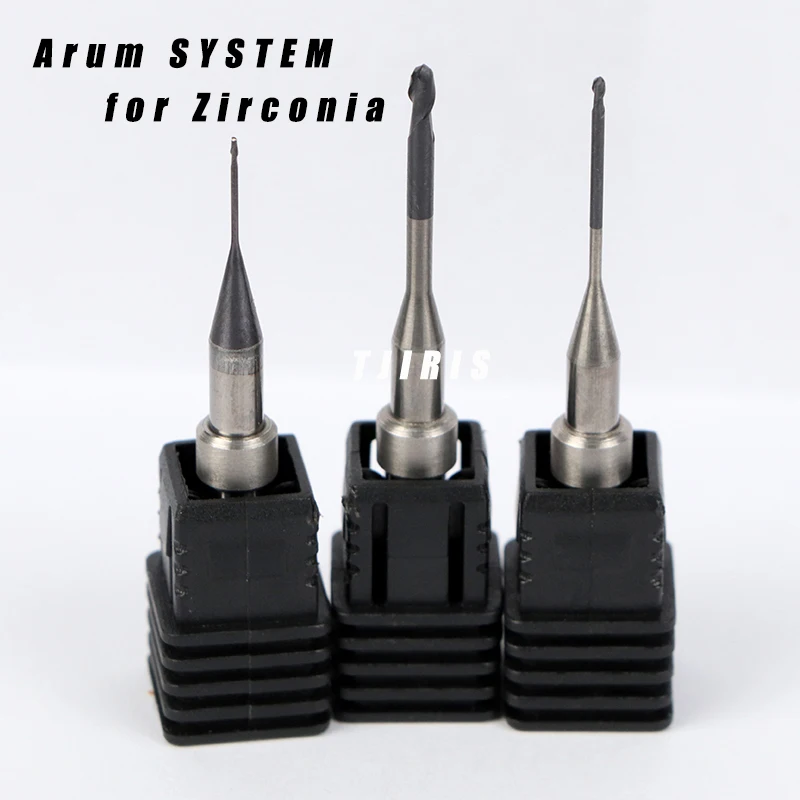 

3PCS DC/DLC Coating Milling Tool for Dental CAD/CAM Arum System Dental Zirconia Milling Bur