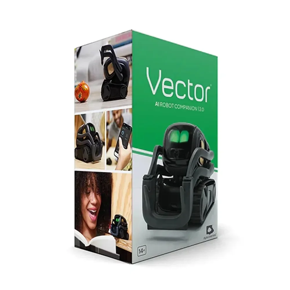 Vector2.0 Smart Robot Elettronico Pet Sequenza Emozionale Ai Robot Macchina Meteo Sveglia 1080p Robot Compatibile Regalo Per La Casa