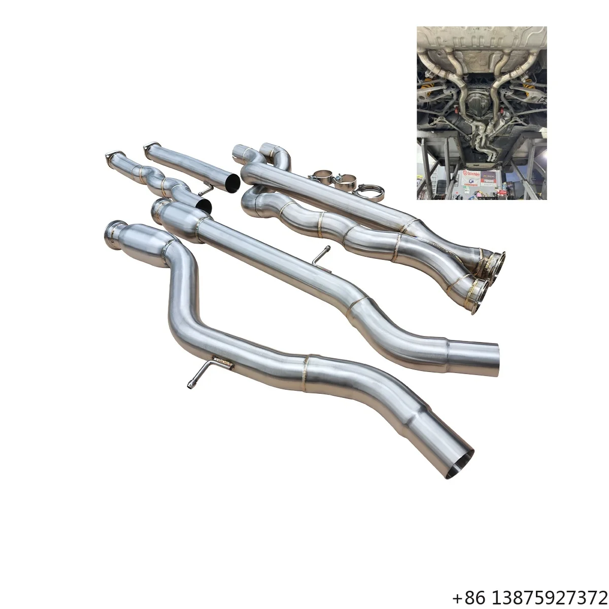 

Factory Ready Stock Equal Length Midpipe for M3/M4 F80 F82 F83 S55 3.0T 2014-2019 Performance Exhaust Midpipe Exhaust Pipe