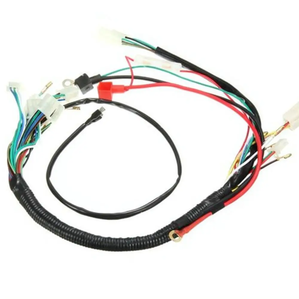 Wire Harness Assembly For 50cc 70cc 90cc 110cc Dirt Bike ATV Off Road Motorcycle Electrical Repair Parts Circuit Loom