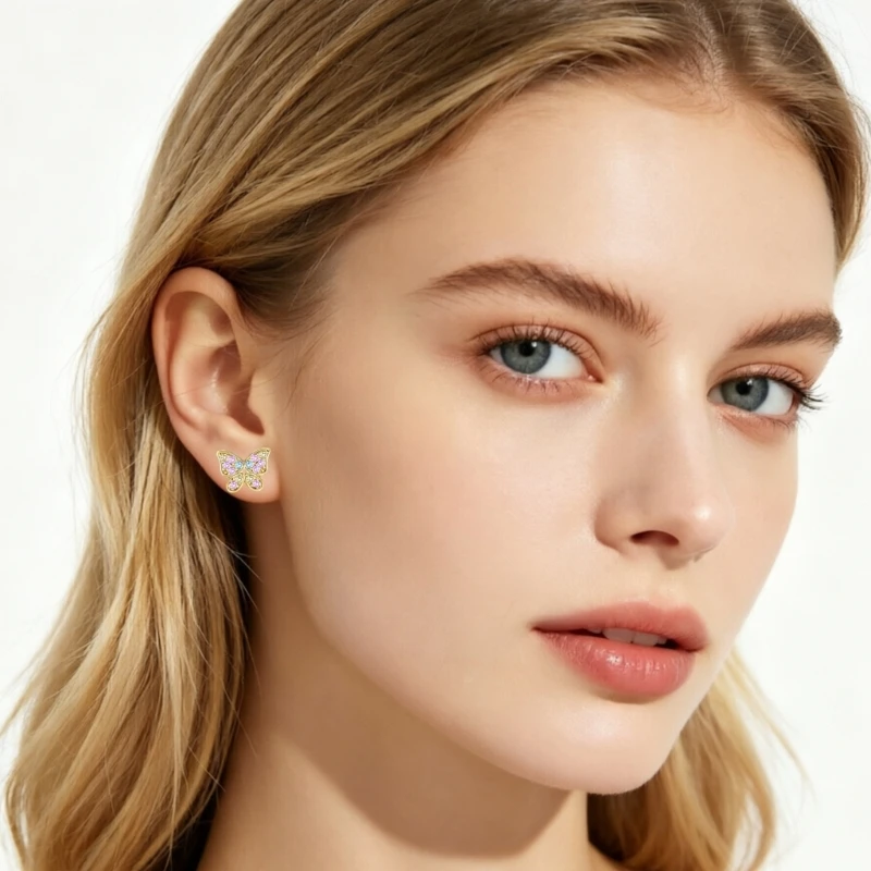 Various Alloy Earrings Smooth Surfaces Unique Accessory for Casual Formal E0BF