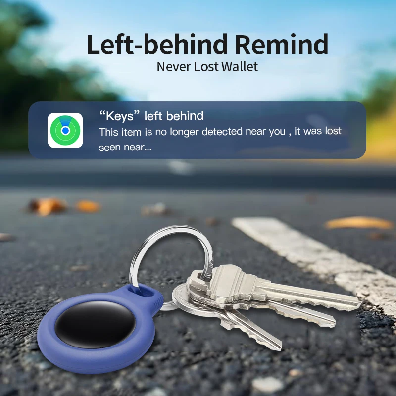 4-Pack smart Air tag Key Finder Locator Long-Distance Tracker Bluetooth Anti-Lost Alarm Reminder Work With Apple Find My For Bag
