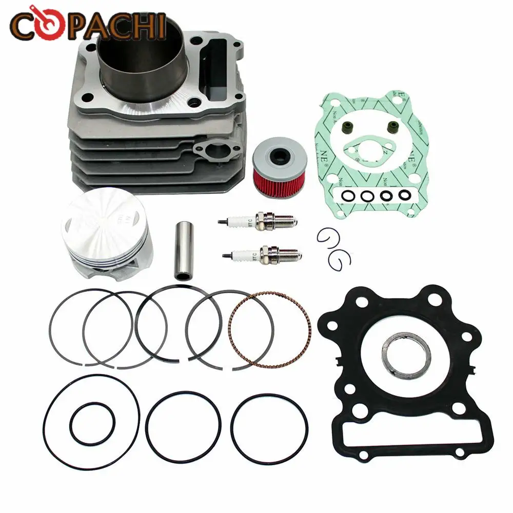 

1Pcs Cylinder Top End Rebuild Kit 12000-HC4-000 12100-HC4-000 for Honda ATV TRX300 TRX300FW FOURTRAX ​4X4 With 3 Months Warranty