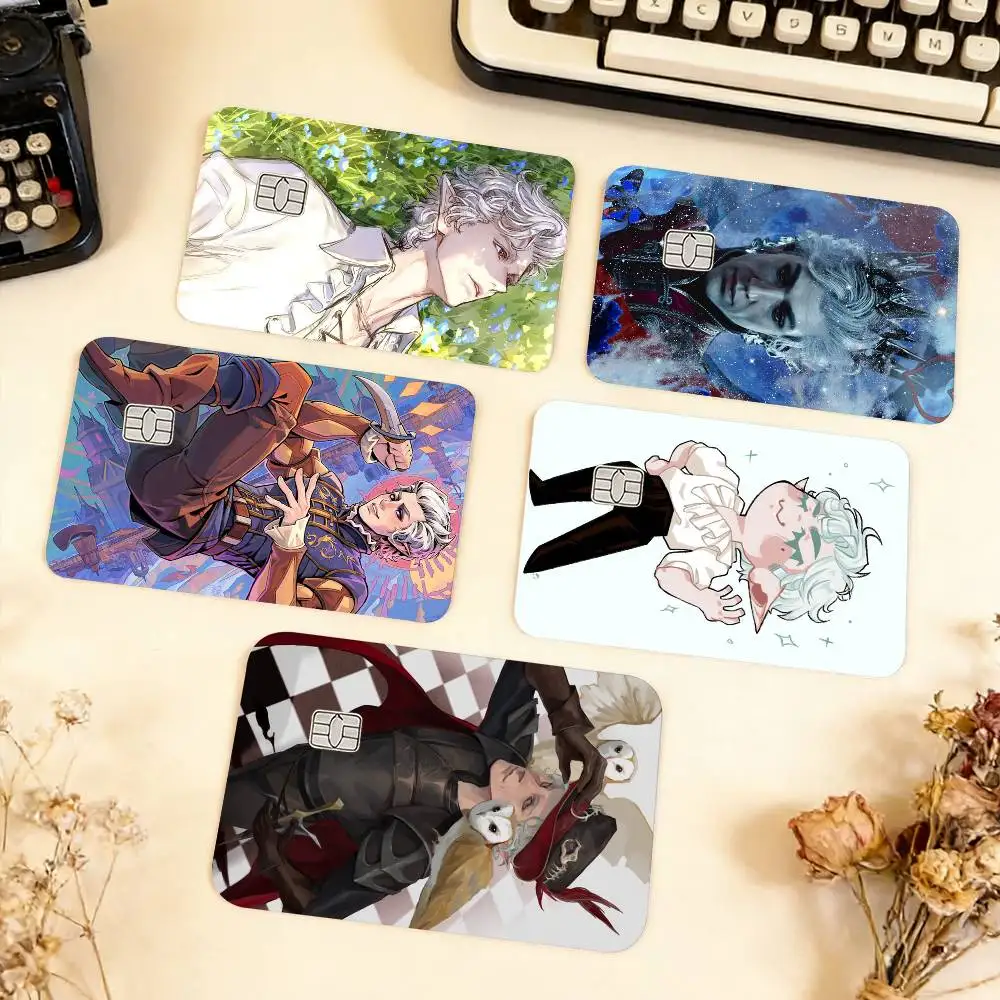 

B-Baldurs A-Astarion Waterproof Film Skin Cover Credit Card Stickers Debit Front Bank Bus Pass