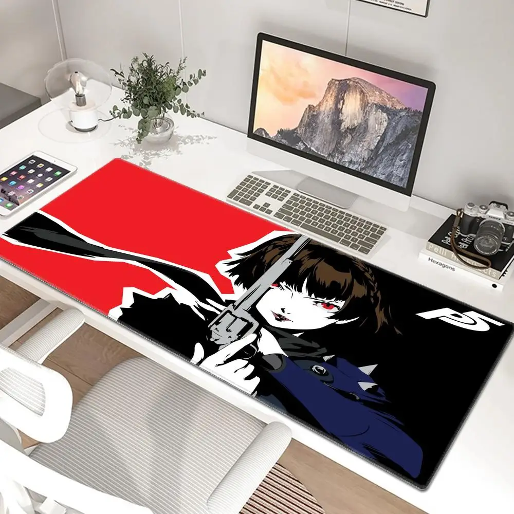 Makoto Niijima Mouse Pad Mousepad Large Gaming Mouse Pad LockEdge Thickened Computer Keyboard Table Desk Mat