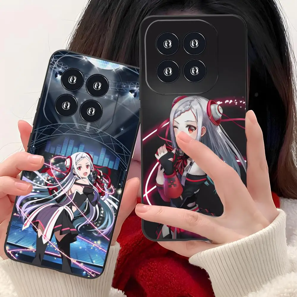 

Чехол для телефона Sword Art Online Yuna для Xiaomi 15 14 13 12 Mi 11 T Ultra Lite Pro S X 5G с цветным принтом, роскошный чехол для мобильных телефонов