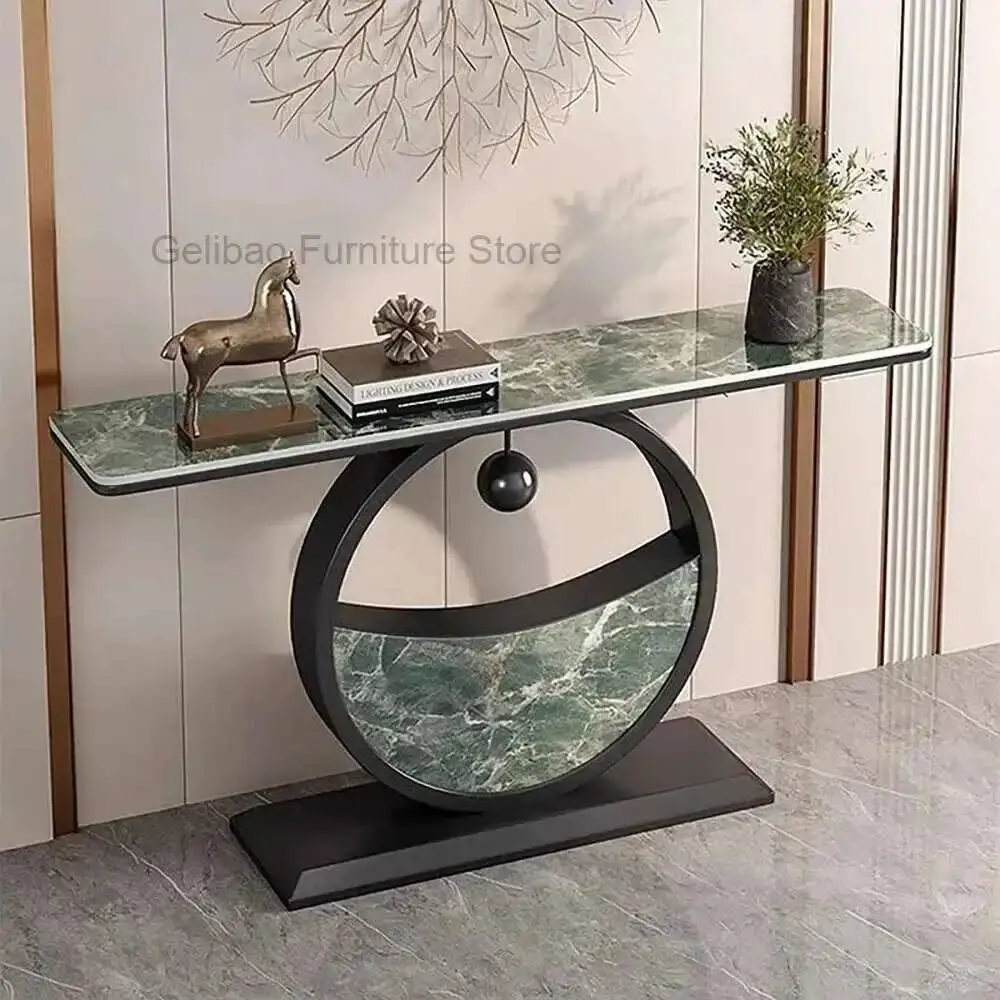 Room Nordic Console Table Hallway Beauty Living Glamour Minimalist Console Table Marble Modern Tavolo Salotto Home Furniture
