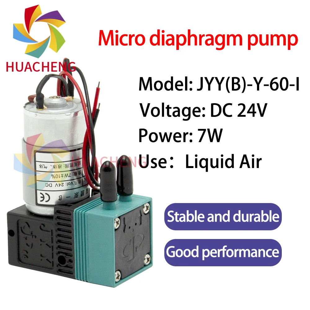 2Pcs Pack Micro Diaphragm 7W 24v DC For JYY(B)-Y-60-I Big Ink Pump for Phaeton Crystal-jet Inkjet Printer(300-400Ml/Min)