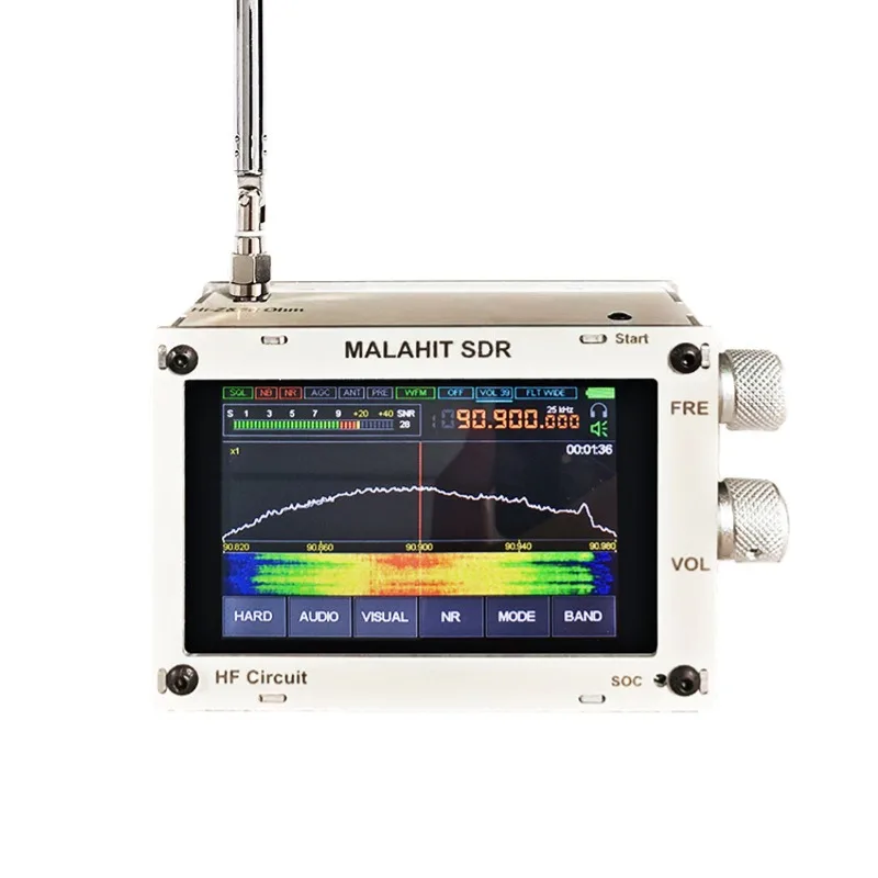 

Портативное полнодиапазонное авиационное радио Malachite SDR Pro, портативное темно-синее радио