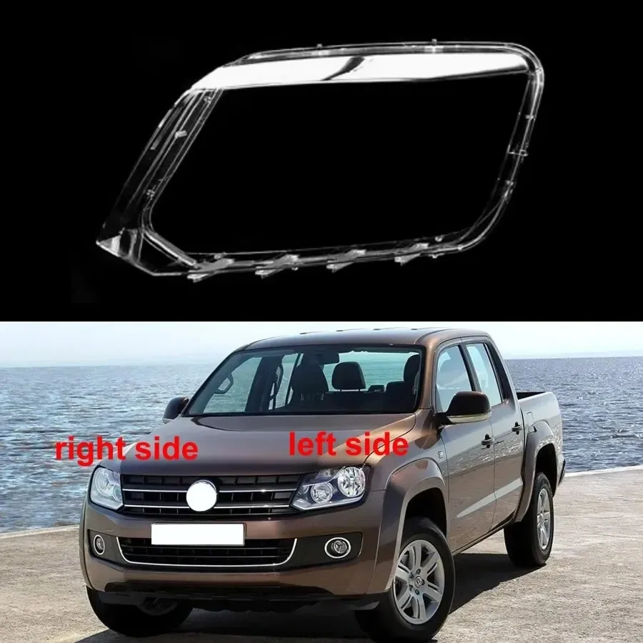 

For Volkswagen VW Amarok 2011-2022 Replacement Headlamp Transparent Lampshade Lamp Shell Headlight Lens Cover Plexiglass