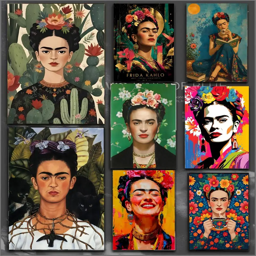 Artist Frida Kahlo Poster Modern Aesthetic Print Minimalist Bedroom Living Room Home Decor Gift