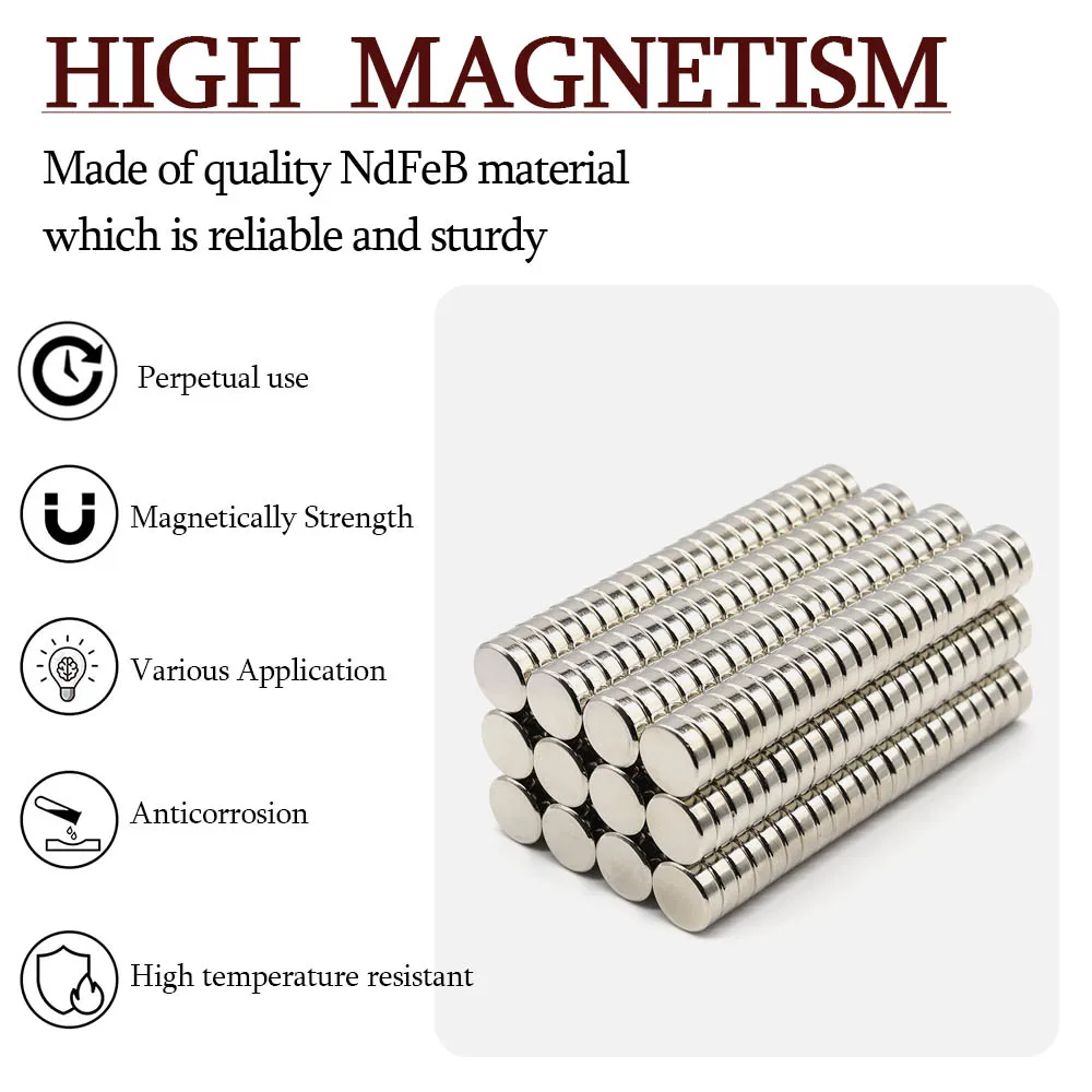 15 مللي متر x 5 مللي متر سوبر قوي جولة مغناطيس النيوديميوم مغناطيس قوي N35 صغير دائم المغناطيسي ندفيب مغناطيس الثلاجة 15x5