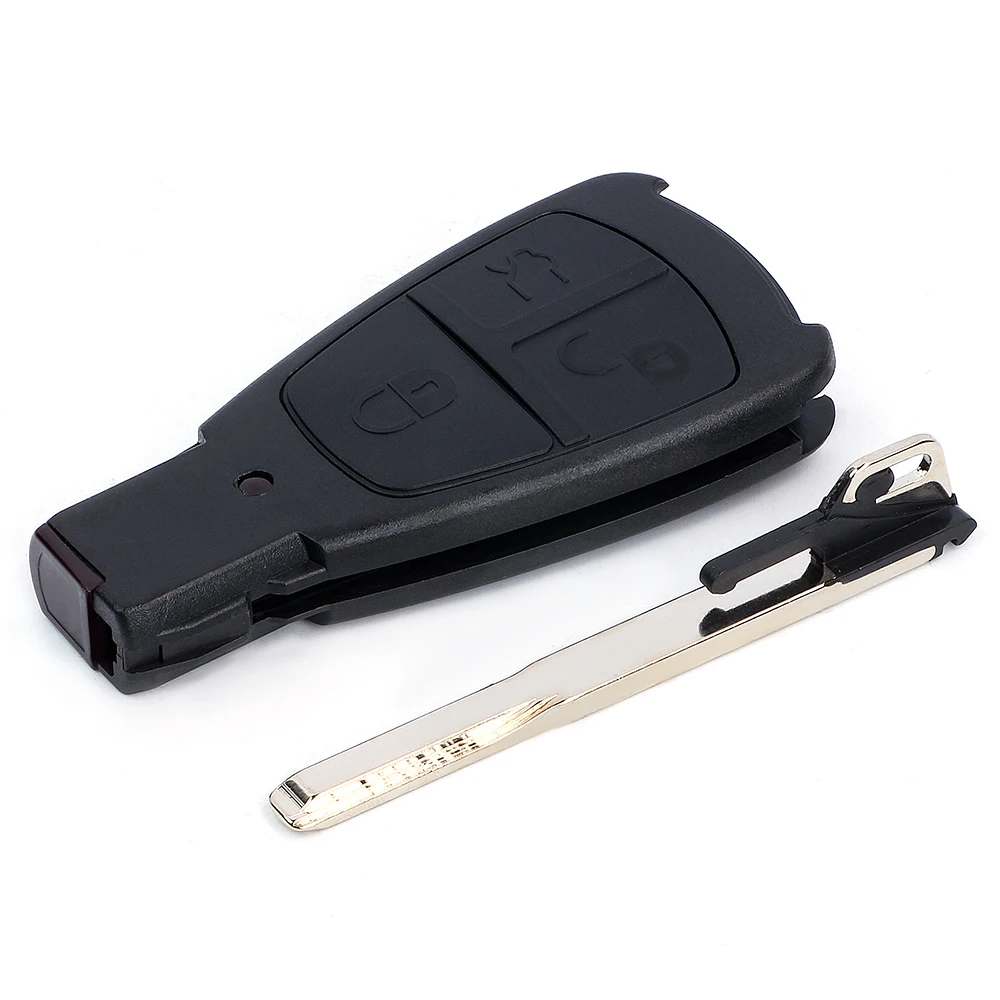 DIYKEY Old Style Model Remote Key Shell Fob Case Cover For Mercedes For Benz C180 1998-2004 W202 C E S Class With Blade Key