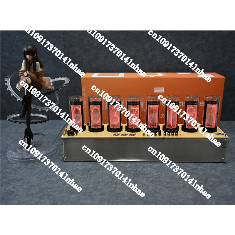 World Line Rate of Change Detector Nixie Tube Clock,Gate Anime Peripherals  Figure Gift ModelsGifts Home Decorations