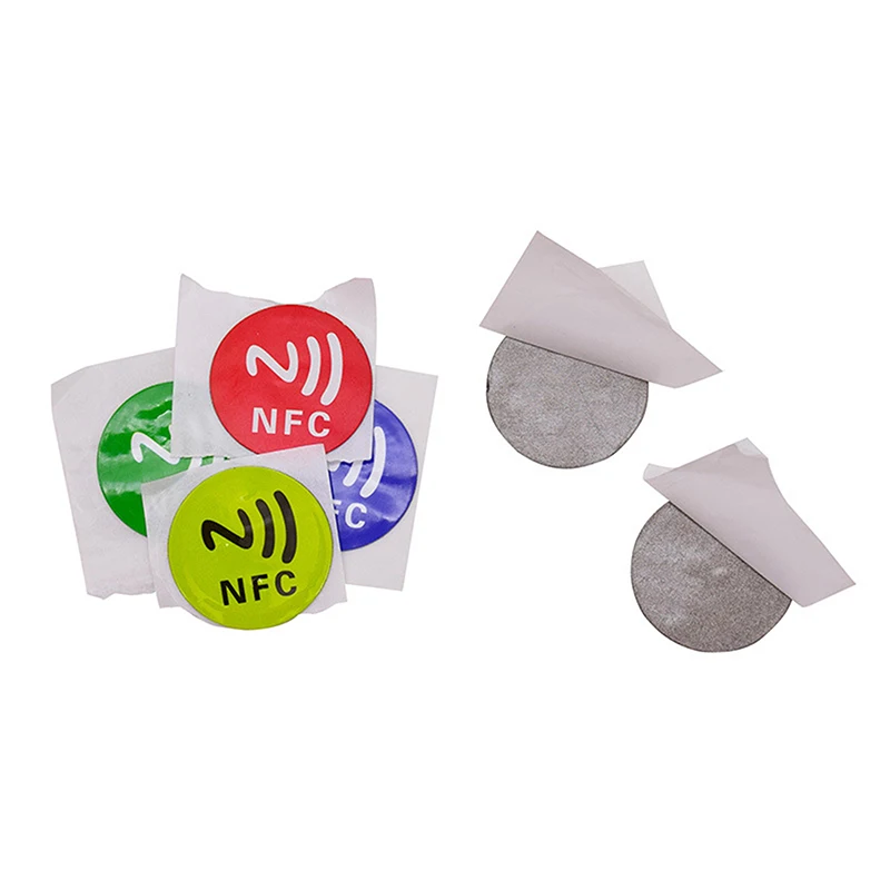 6PCS NTAG213 High Frequency Chip Anti-theft Sticker RFID Supply Self-adhesive NFC Electronic Tag DIY Accessories