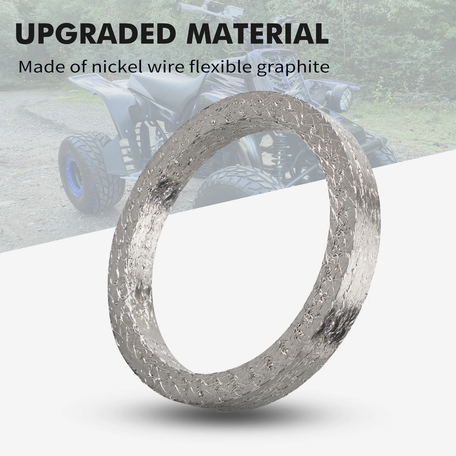 

NICECNC Exhaust Gasket For Yamaha Blaster 200 YFS200 1988-2006 YFS200SE Special Edition 2006 RT100 1992-2000 RT180 1992-1998