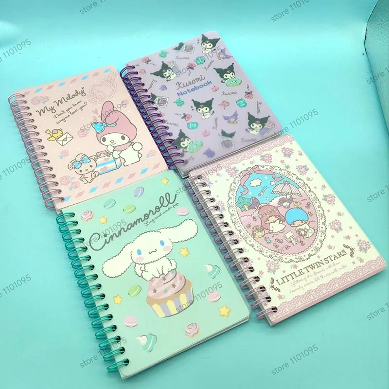 

Kawaii Sanrio Coil Notebook Pochacco A6 Portable Notepad Planner PP Cover Planner Cartoon Stationery Office School Supplies