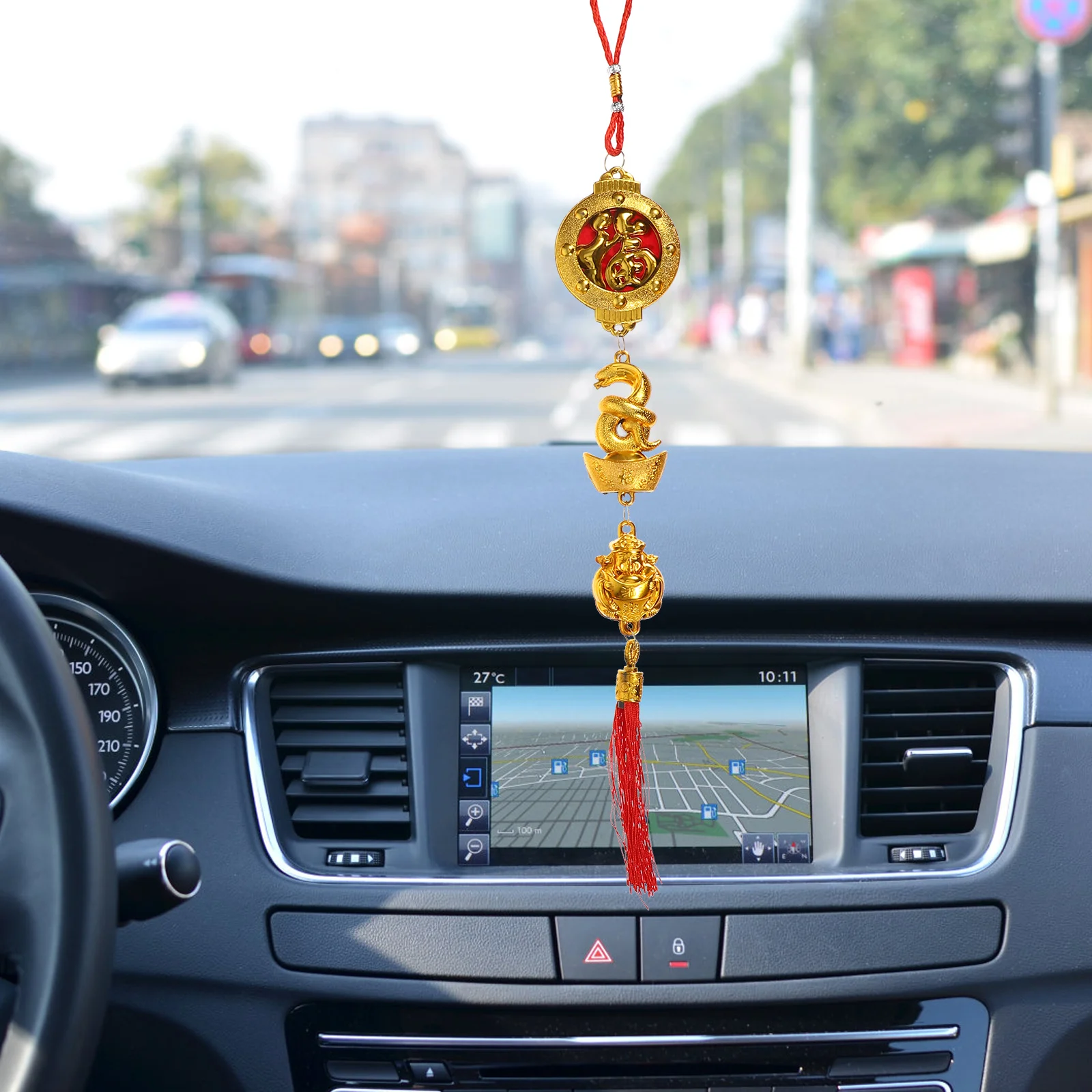 

6Pcs Spring Festival Hanging Pendant Chinese New Year Decoration Snake Theme Tassel Ornament for Indoor Outdoor Party Decor Home