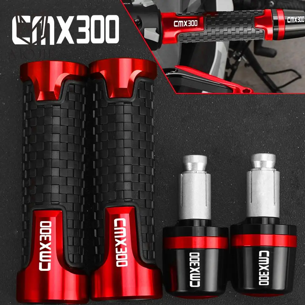 

2022 2023 Motorcycle accessories 7/8" 22MM Handlebar Grips Handle Bar Cap End Plugs For Honda CMX300 CMX 300 2017-2020 2021