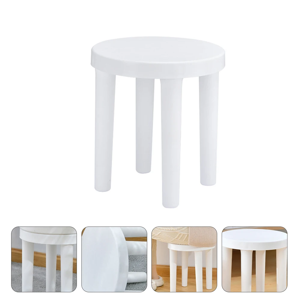 

1Pcs Non-Slip Stool Simple Design Compact Size Anti-Skid Thickened Household Children Furniture Plastic Living Room Bathroom