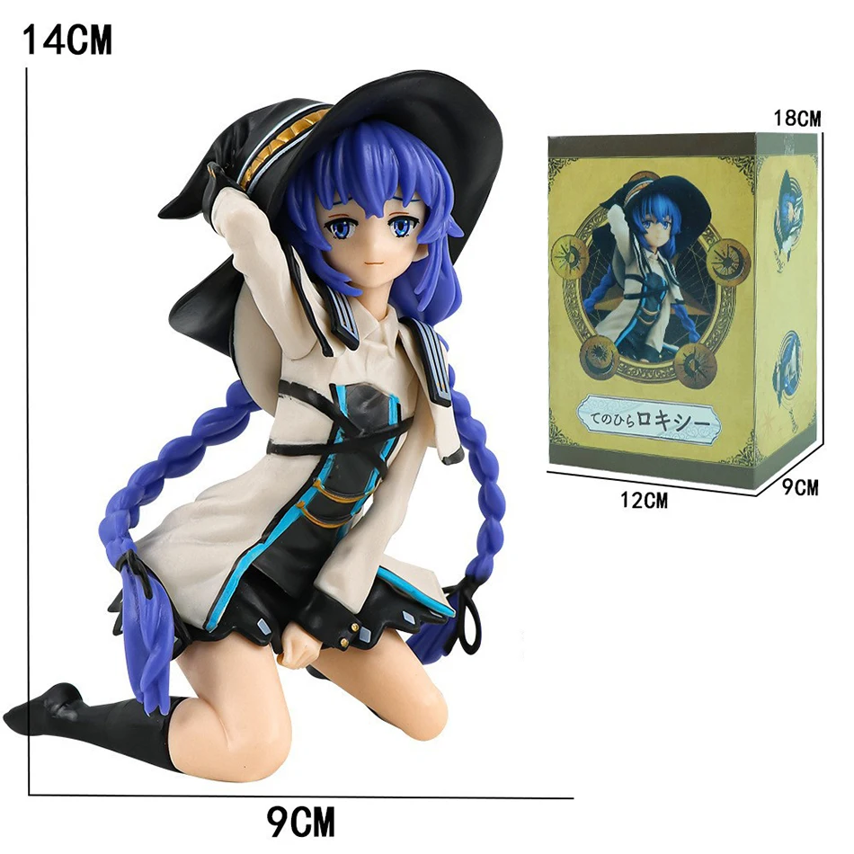 12cm Jobless Reincarnation Roxy 애니메이션 피규어 무릎 Roxy 액션 피규어 컬렉션 크리스마스 모델 인형 선물