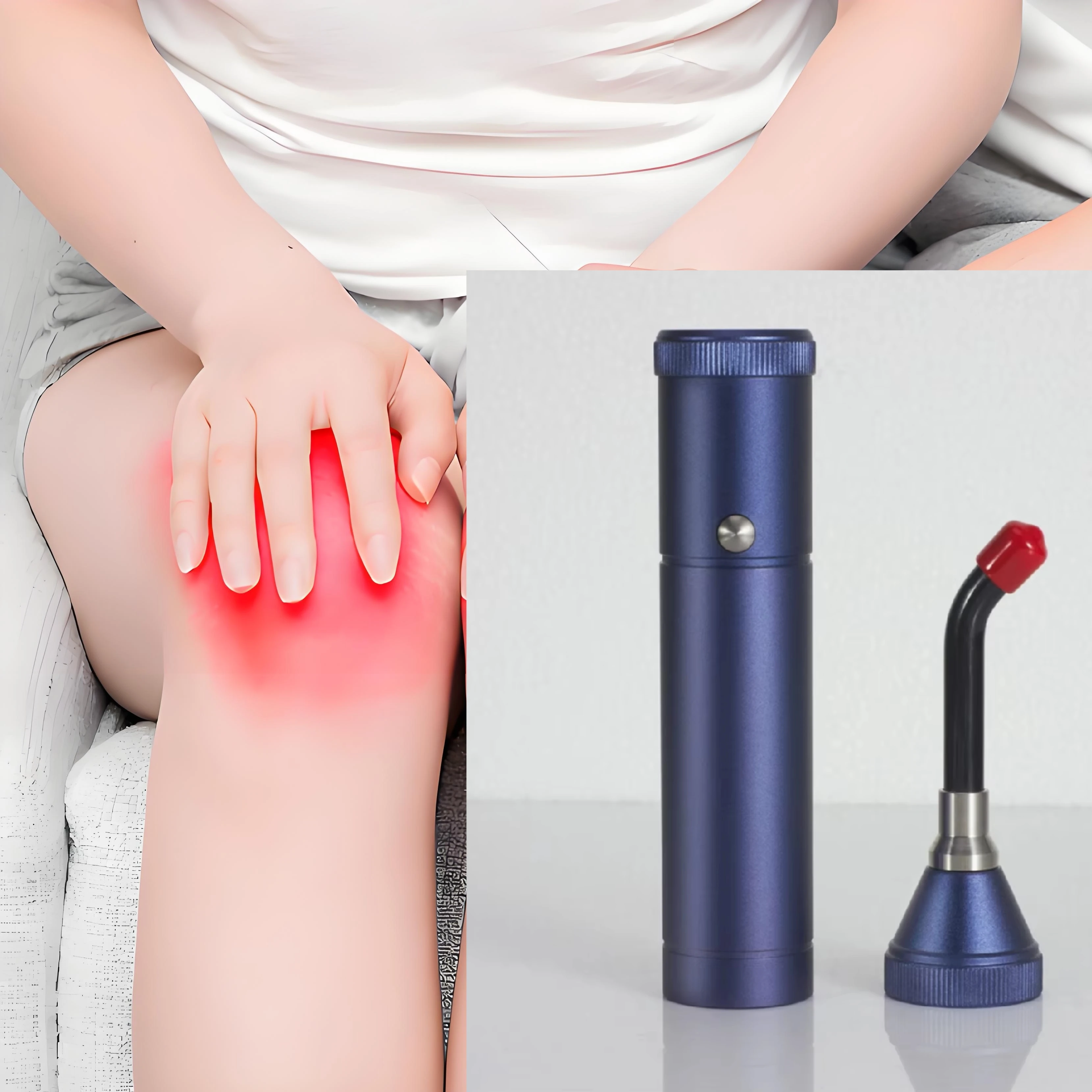 

Многофункциональный LED-фонарь для светотерапии 5-в-1 со съемными насадками: красный и ближний инфракрасный свет 660/850 нм, синий свет 460 нм для снятия боли в теле