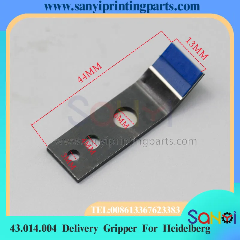 10 Pieces/Lot Best Quality 43.014.004 Delivery Gripper Rubber Finger For Heidelberg MO Printing Machine Parts