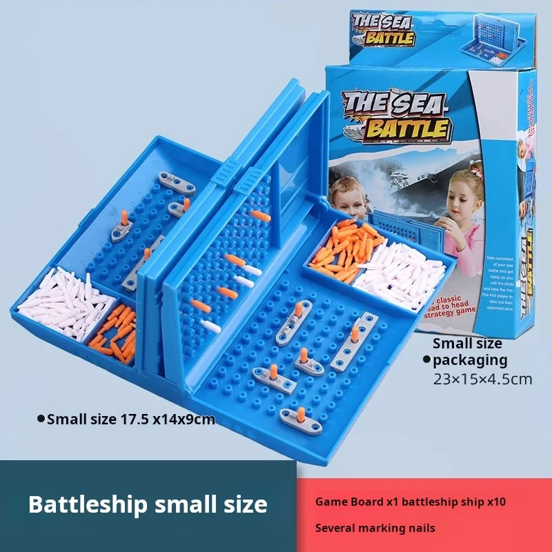 Sea Battle Ship Board Game Strategy Game Toy 2 Player Strategy Board Game Battles Board Game Educational Toy