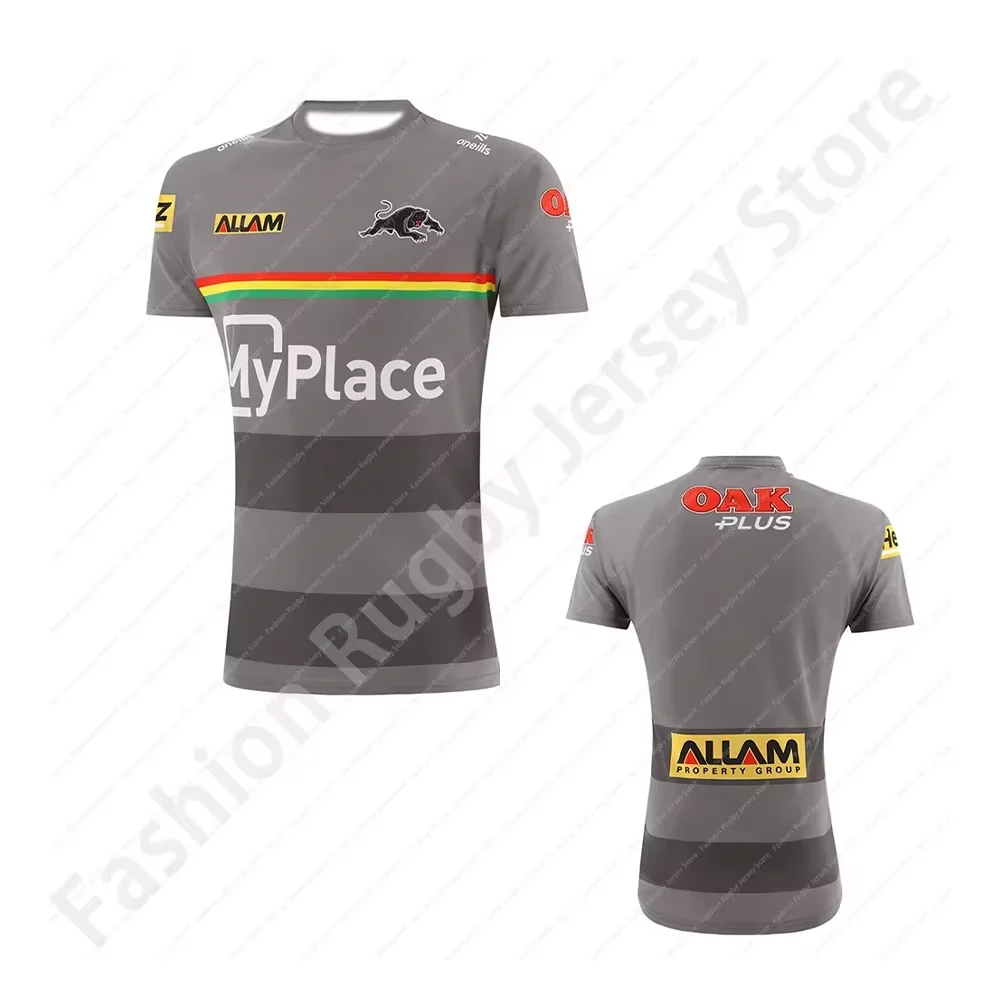 Penrith Panthers Rugby Jersey Clothes Men Male T Shirt Training Uniform Team Tee Teenager Boys Top Las Vegas Home Sportwear Hot