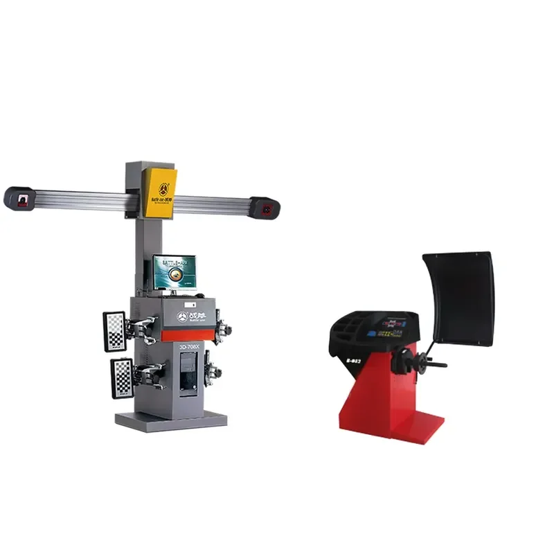 Customized 3d Car Wheel Alignment Machine and High Precision Balancing Machine Price With CE