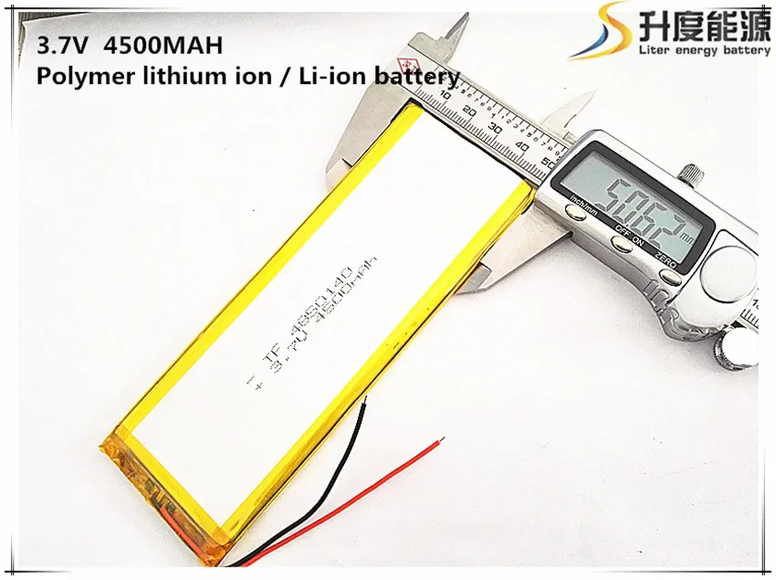 3.7V 4500mAh 4850140 Lithium Polymer Li-Po li ion Rechargeable Battery cells For Mp3 MP4 MP5 GPS  mobile bluetooth