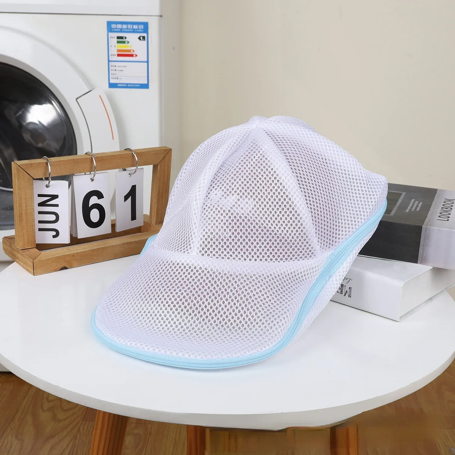 Hat Washer Cap Washing Cage Protector Portable Multifunctional Detachable 2 in 1 Hat Organizer for Washing Machine