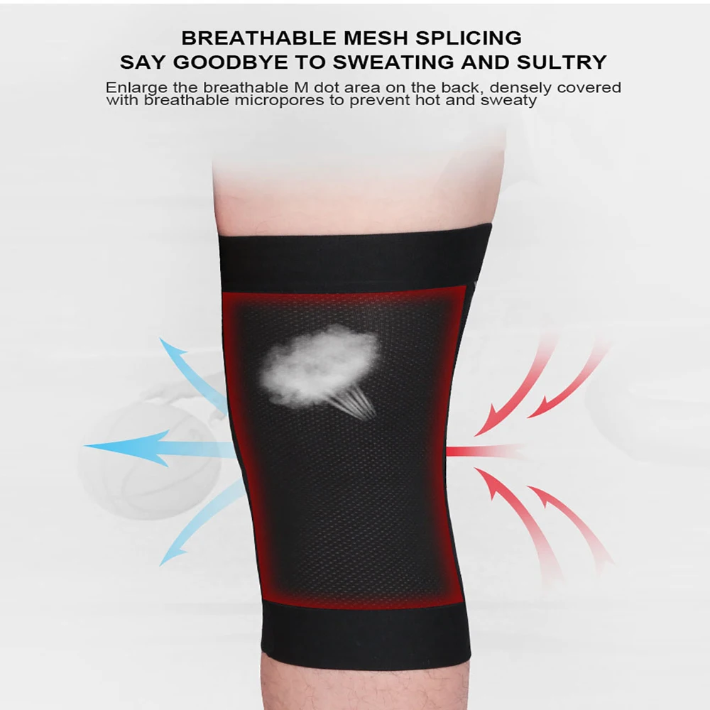 Joelho Compression Sleeve Brace para homens e mulheres, suporte para dor, corrida, basquete, voleibol, halterofilismo, ginásio, 1pc