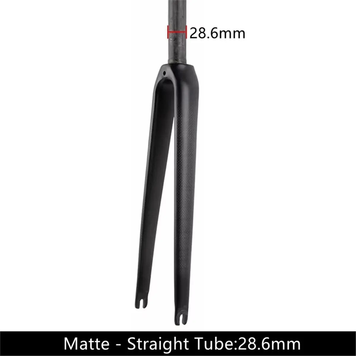 

AD10 Carbon Fibre Bicycle Road Bike Front Fork 700C Road Fork V Brake Cycling Parts Steerer Tube 25.4mm and 28.6mm A