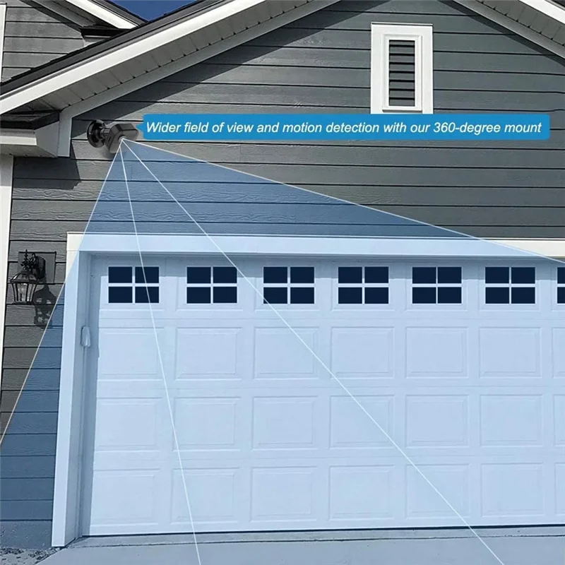 N93R 3 قطع للكاميرا الخارجية Blink لـ Blink 4th و3Rd Gen، حامل قابل للتعديل 360 درجة مع منفذ مثبت على الحائط (أسود) #1