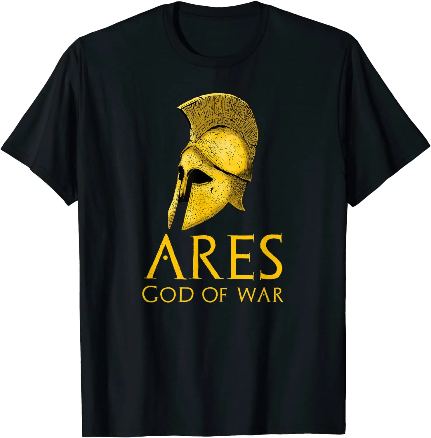 

Ancient Greece Greek Mythology God of War Ares T-Shirt Short Sleeve Casual Cotton O-Neck Summer Tees